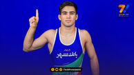 برنز آسیا بر گردن امیرعلی حیدری